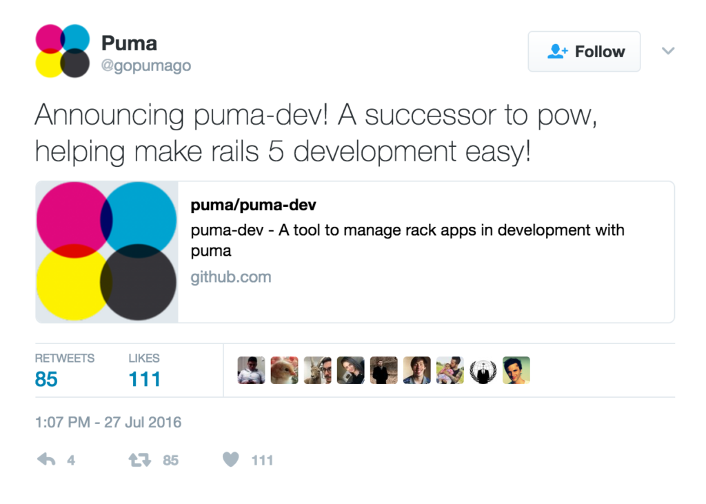 rails server puma