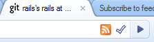 Google Chrome RSS feed Extension feed availability notification