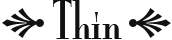 thin server logo